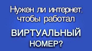 Нужен ли интернет, чтобы работал Виртуальный номер? Лантоника