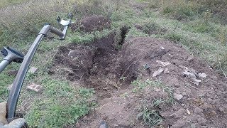 Работали черные копатели! Подработка выходного дня с металлоискателем!!!