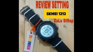 SKMEI 1212 1213 REVIEW SETTING(STRAP ZULU) ??