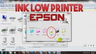 Cara memasukan serial number /ID tinta printer epson (INK LOW)