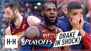 LeBron James & Kevin Love EPIC Game 2 Highlights vs Raptors 2018 Playoffs ECSF - SHOCKED Drake!