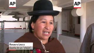 Surge arquitectura indigena "neoandina" entre los nuevos ricos de El Alto, en Bolivia