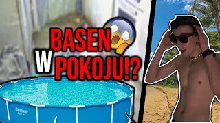 ? ZROBIŁEM BASEN W POKOJU ! ?  *TO NIE ŻART* ?