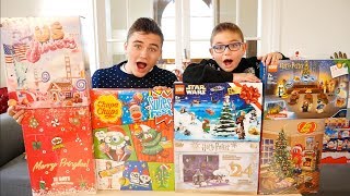 ON DÉBALLE NOS CALENDRIERS DE L'AVENT ! Pringles, Lego, Harry Potter, Marvel, Kinder, Chupa Chups...