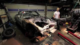 ABSURDflow miata wire tuck & DIY paint job
