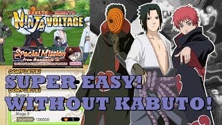 GAMAMICHI SPECIAL MISSION (KABUTO) ALL 3 STAGES without KABUTO - Naruto x Boruto: Ninja Voltage