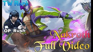 《傳說對決》久違的納克羅斯! Op Rush:) (ROV, Liên Quân Mobile ,Arena of Valor)