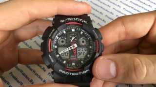 Как настроить часы Casio G-SHOCK GA-100-1A4ER - инструкция от Presidentwatches.Ru