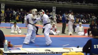 5 World Championship 2013 Yevgen Shevnin (Ukraine, aka) - Yoza Yuki (Japan)