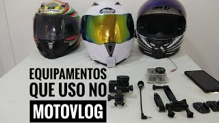 Equipamentos que uso no Motovlog. Instalação do microfone externo no capacete