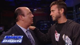 Paul Heyman urges CM Punk to let him be in his corner at Money in the Bank: SmackDown, July 5, 2013