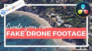 Fake drone footage 3D with Google Earth Pro ? FREE