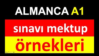 ALMANCA sınavı mektup örneği - ALMANCA AİLE BİRLEŞİMİ - almanca mektup yazma ve kalıpları