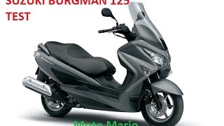 Video Test Suzuki Burgman 125 pl