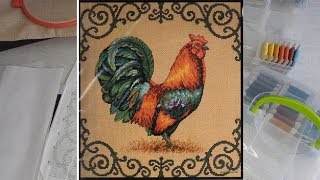 #19 Dimensions 35240 Ornate Rooster - мой подбор ниточек