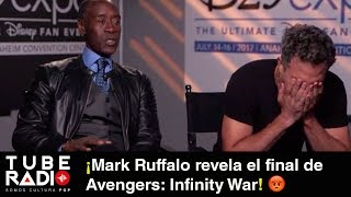 ¡ Mark Ruffalo revela por error el final de Avengers: Infinity War !