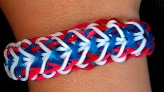 Браслет из резинок rainbow loom "Колосок" без станка Фигурки Подарки Поделки своими руками!