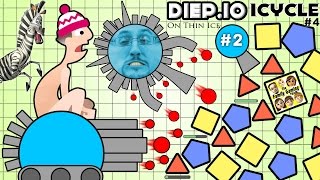 NAKED GUY & A TANK!! DIEP.IO #2 New High Score 4 Duddy & ICYCLE: On Thin Ice Part 4 Returns 2 FGTEEV