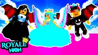 DARK FAIRY TURNED MY SISTER EVIL! CAN I ESCAPE? Roblox Royale High Royal High School Roblox Roleplay