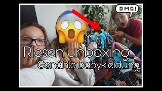 XXL Unboxing | Selbstgenähte Babykleidung || Reborn Baby Deutsch