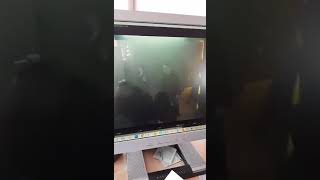 Видео эвакуации с камеры наблюдения кинозалов Зимняя вишня Кемерово 25.03.2018