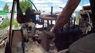 Выпрессовка гильз из блока цилиндров СМД-14