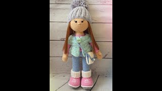Как связать куклу крючком. Моя подружка Стеша 4 урок.