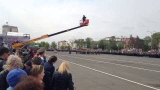 Парад победы ! День Победы! Уссурийск 2015. 70 лет Победа! Начало