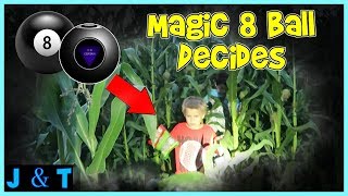 Magic 8 Ball Chooses For Us ESCAPE THE WOODS - Part 2 / Jake and Ty