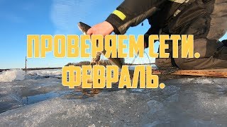Проверяем сети в феврале 2 | Winter fishing with nets