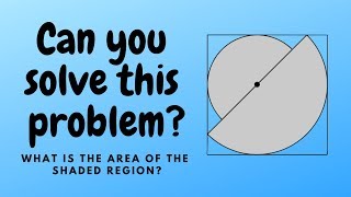Can You Solve This Maths Problem? - Find The Total Area