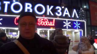 Ростов на Дону ЗАЖГЛИ ПО ПОЛНОЙ! 2 песни   песенный флешмоб 13 12 2016
