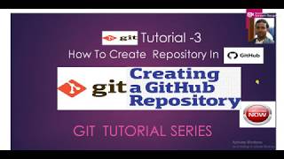 GIT Tutorial -3 -How To Create  Repository In  GitHub