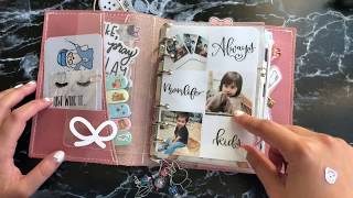 Foxy Fix no3/a6 SPICE ROSE Rings Planner Set up| filled with SMPLANS inserts|