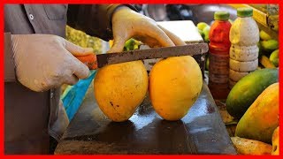 FRUIT NINJA of FRUITS | Amazing Fruits Cutting Skills | Indian Street Food In 2019