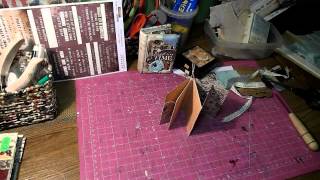 МК мини-блокнот, Workshop mini notebook scrapbooking