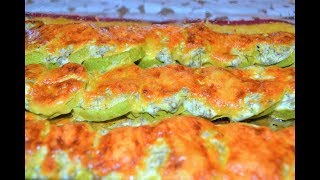 Кабачки в сметане в духовке.Быстро, вкусно и полезно.