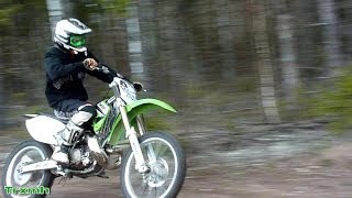 Kawasaki KX 250 FMF Gnarly - Sweet 2-Stroke Sound Compilation