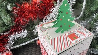Коробка для сладкого подарка и Новогодние открытки - Скрапбукинг мастер-класс / Aida Handmade