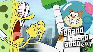 GTA 5 Mods - SPONGEBOB VS SANDY MOD (GTA 5 Mods Gameplay)