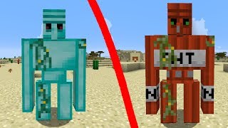 Gyémánt és TNT gólem! | Extra Golems mod