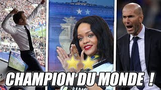LES ÉNORMES RÉACTIONS : CHAMPION DU MONDE 2018 ! ?? ??