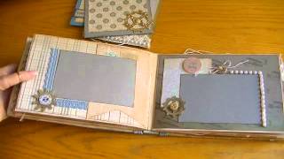 Vintage Baby Boy Mini Album  8-8-13