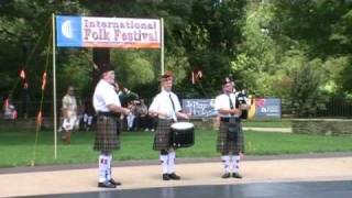 Cleveland Kiltie Band at International Folk Festival