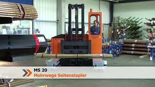 Многоходовой штабелер с боковой загрузкой Genkinger MS - купить штабелер с боковой загрузкой