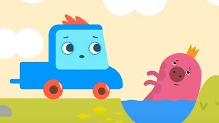 Мультфильм про машинки -  Грузовичок Пик -Маленькая свинка + Муравей-строитель - развивающий мультик