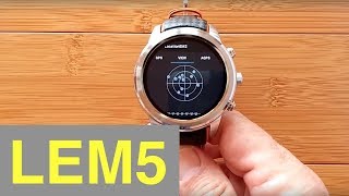 LEMFO LEM5 Android 5.1 Smartwatch: First Look