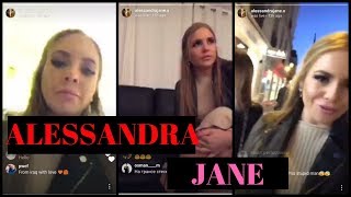 Super sexy Alessandra jane at London Streets |Instagram live 2017