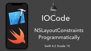 Advanced Swift: NSLayoutConstraints Programmatically in Swift 4 | Xcode 10