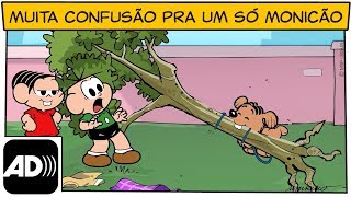 ?[AUDIODESCRIÇÃO] Muita confusão pra um só Monicão | Turma da Mônica